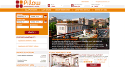 Desktop Screenshot of pillowapartmentsrome.com